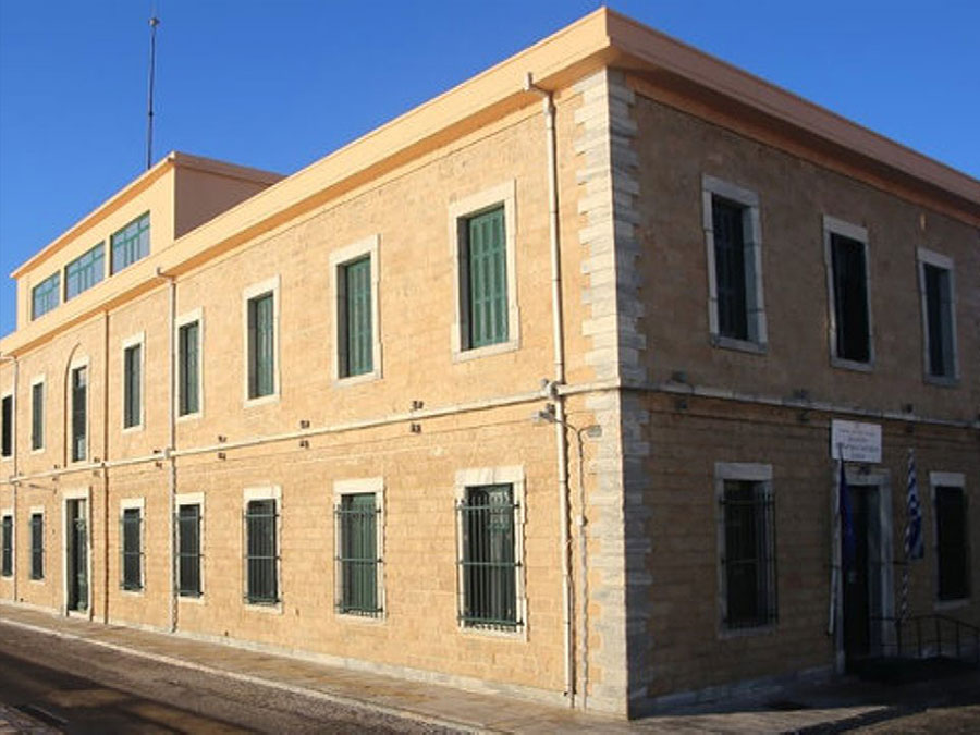 The Merchant Marine Academy (Old Telegraph Office) of Syros