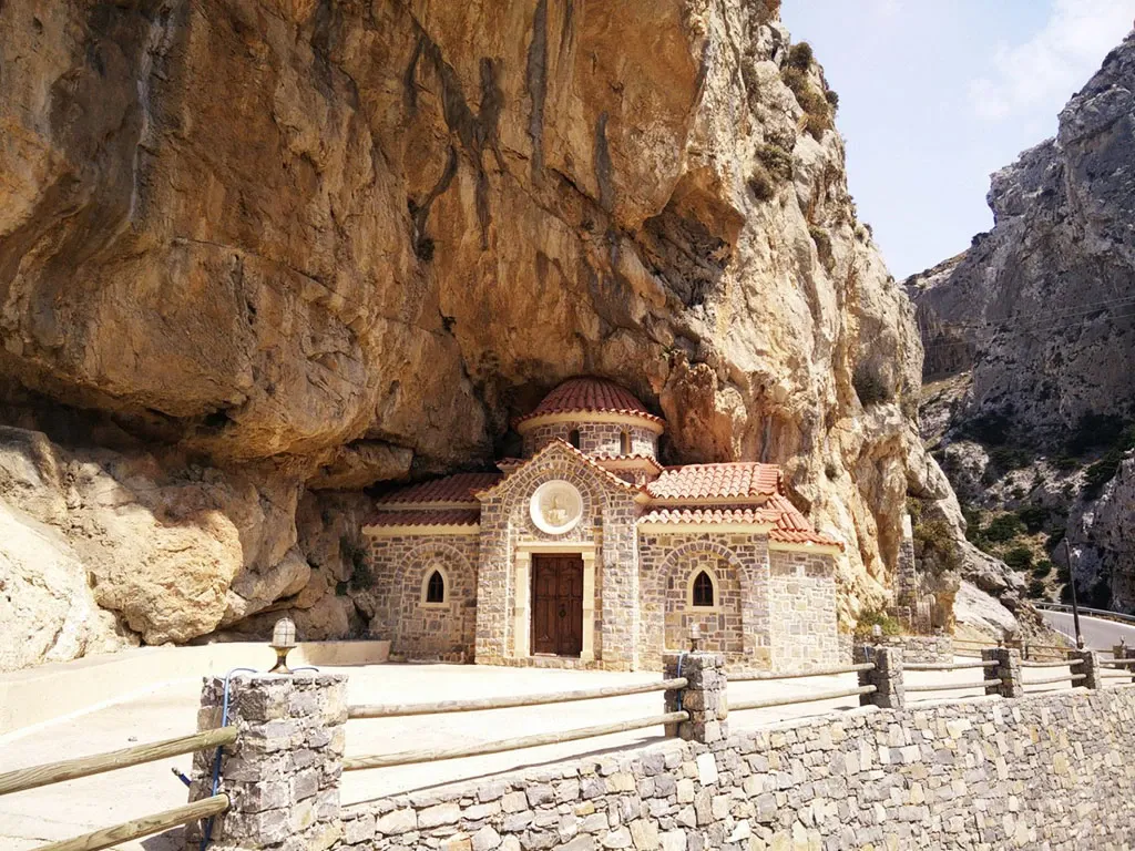 Agios Nikolaos Church in Kotsifou Canyon 